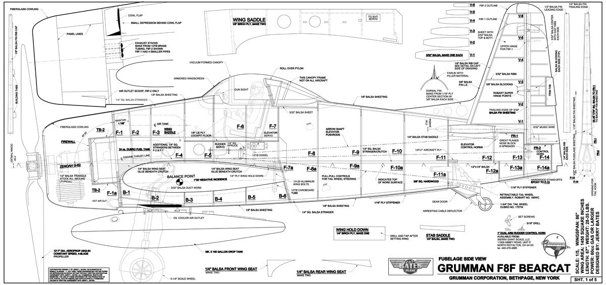 Grumman F8f Bearcat 1 5 Fighteraces