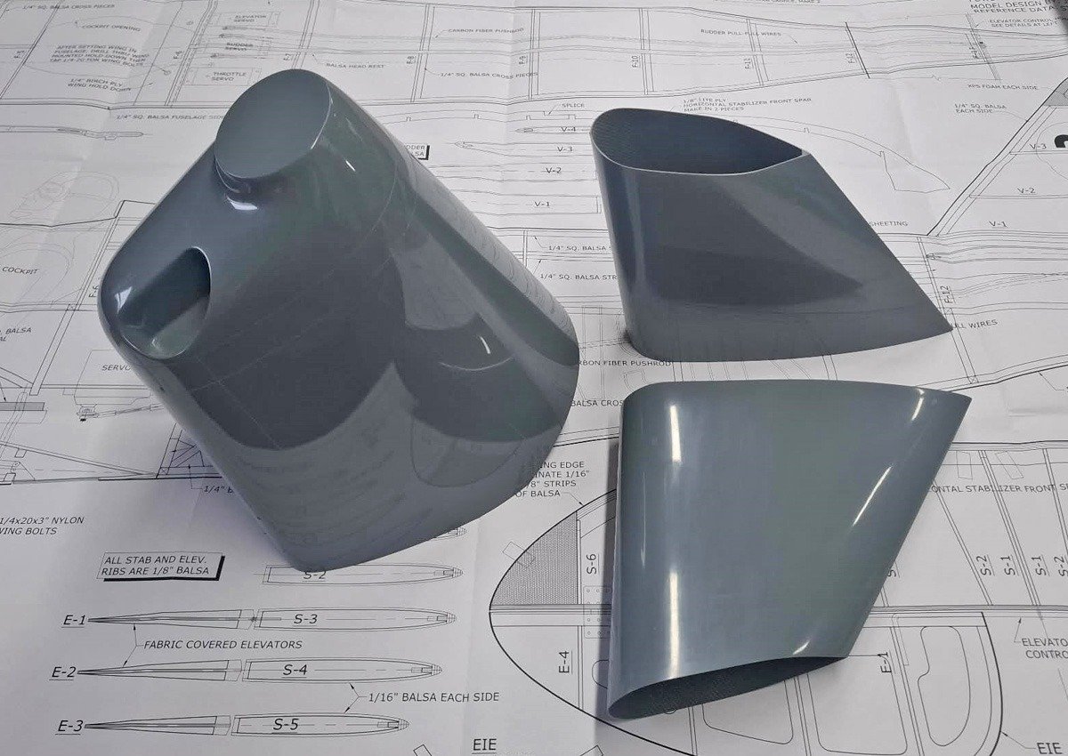 Chilten_set Chilton DW.1a Cowling & Spats - Image 1